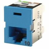 Ortronics Clarity 10G TracJack, T568A/B, 180 Degree, Green - 1 x RJ-45 Network - Female (TJ610-45)