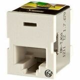 Ortronics CLARITY CAT6A TRACJACK ELECTRICAL IVORY - 1x Rj-45 Network - Female - Electrical Ivory...