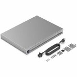 Ubiquiti Pro Max Layer 3 Switch - 24 Ports - Manageable - 2.5 Gigabit Ethernet, Gigabit Ethernet, 10 Gigabit Ethernet - 2.5GBase-T, 10/100/1000Base-T, 10GBase-X - 3 Layer Supported - Modular - 50 W Power Consumption - 400 W PoE Budget - Optical Fiber, Twisted Pair - PoE Ports - 1U High - Rack-mountable