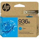 HP EvoMore 936e Original High Yield Inkjet Ink Cartridge - Cyan - 1 Each - 1650 Pages