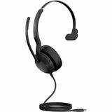 Jabra Evolve2 50 Headset - Mono - USB Type A - Wired/Wireless - Bluetooth - Over-the-head - Monaural - Supra-aural - Noise Cancelling Microphone