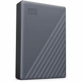 WD My Passport WDBRMD0050BGY-WESN 5 TB Portable Hard Drive - External - Silicon Gray - Desktop PC, Smartphone, MAC, Tablet, Gaming Console Device Supported - USB 3.2 (Gen 1) - 256-bit AES Encryption Standard