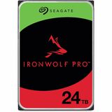 Seagate IronWolf Pro ST24000NT002 24 TB Hard Drive - 3.5" Internal - SATA (SATA/600) - Conventional Magnetic Recording (CMR) Method - Workstation, Server Device Supported - 7200rpm - 550 TB TBW