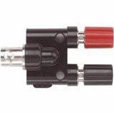 Fluke Networks 1452 Connector Adapters Pomona Bnc (f) To Binding Posts - 1 X Bnc Audio - Female - 2 X Binding Post Audio - Red, Black 1452 0095969188319