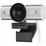 Logitech BRIO Webcam - 8.5 Megapixel - 60 fps - Pale Gray - USB Type C - 4K - 3840 x 2160 Video - STARVIS Sensor - Auto-focus - 90° Angle - Tripod Mount, Clip - 4x Digital Zoom - Microphone - Notebook, Monitor - Windows 10, macOS 10.15, Linux