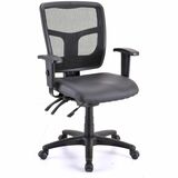 Lorell+Executive+Antimicrobial+Mid-back+Chair