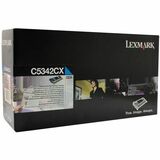 Lexmark Original High Yield Laser Toner Cartridge - Alternative for Lexmark C5342CX - Cyan - 1 Each - 7000