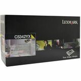 Lexmark Original High Yield Laser Toner Cartridge - Alternative for Lexmark C5342YX - Yellow - 1 Each - 7000