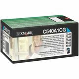 Lexmark Original Laser Toner Cartridge - Alternative for Lexmark C540A1CG - Cyan - 1 Each - 1000
