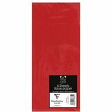 Lamarche Importation 6 Sheet Tissue PPR Red 72S - Red - 6 / Pack