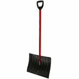 ERA Infinity 18-inch Snow Shovel, Black/Red - 2" (50.80 mm) Length - Black, Red - Polyolefin - 997.9 g - Lightweight, Easy to Use, Eco-friendly - 1 Each