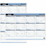 DayTimer Reversible Flexible Vertical/Horizontal Planner 24" x 36" Bilingual