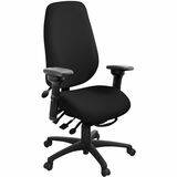 ergoCentric geoCentric - Polyurethane Foam Seat Material - High Back - 5-star Base - Fabric - Armrest