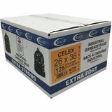 ECO II Extra Heavy Duty Trash Bag - Recycled - Black - 75.71 L - 26" - 125 / Case