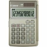 Canon LS-154TG Handheld Calculator - Auto Power Off, Dual Power, 3-Key Memory, Protective Hard Shell Cover - 12 Digits - LCD - Battery/Solar Powered - 1 x CR2016 - 0.6" (14 mm) Height x 3.1" (78 mm) Width x 4.8" (122 mm) Length - Plastic - Handheld