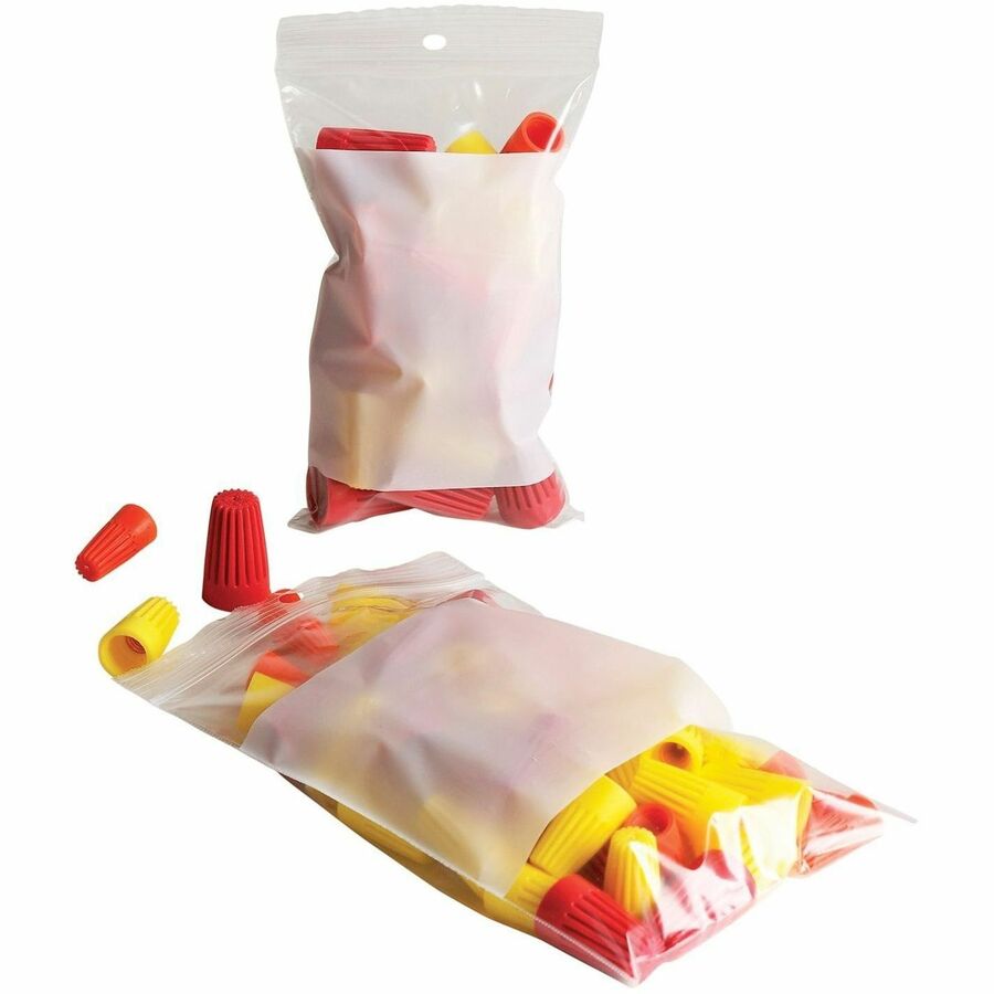 Crownhill Carry Bag - Zipper Closure - Transparent - 8" - 100 / Pack