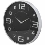 CTG KG Austin 18" Wall Clock Black & Silver - 1.75in Deep (AZ) - Analog - Quartz - Black/Silver Case