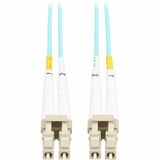 Eaton Tripp Lite Series 10Gb Duplex Multimode 50/125 OM3 OFNP Fiber Patch Cable (LC/LC) - Aqua, 5 m (16.4 ft.), TAA