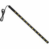 Wood Industries Power Strip - 12 x AC Power - 6 ft Cord - 480 J Surge Energy - 15 A Current - Black, Yellow