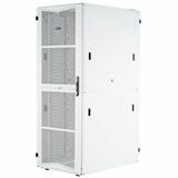 Panduit FlexFusion Rack Cabinet - For Networking - 48U Rack Height Enclosed Cabinet - White...