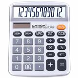 Adesso CD-2786S 12 Digits Basic Calculator (Silver)