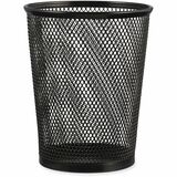 Universal+Jumbo+Steel+Mesh+Pencil+Cup%2C+4.38%22+Diameter+x+5.38%22h%2C+Black