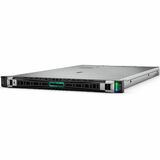HPE ProLiant DL360 Gen11 1U Rack Server - 1 x Intel Xeon Silver 4516Y+ 2.20 GHz - 128 GB RAM - NVMe Controller - Intel C741 Chip - 2 Processor Support - 8 TB RAM Support - DDR5 SDRAM - Up to 16 MB Graphic Card - Gigabit Ethernet - 8 x SFF Bay(s) - Hot Swappable Bays - 2 x 1 kW - Redundant Power Supply