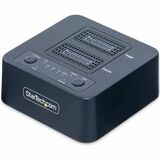 StarTech.com 1:1 M.2 NVMe Drive Duplicator, 90GBpm Standalone M.2 SSD Cloner/Copier, USB-C 3.2 20Gbps M.2 Dual-Bay Drive Docking Station