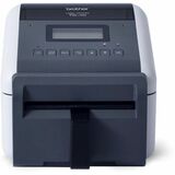 Brother TD-4550DNWBFC Desktop Direct Thermal Printer - Monochrome - Label Print - Ethernet - USB - Serial - Bluetooth 4.2 - IEEE 802.11a/b/g/n Wireless LAN - With Cutter