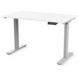 Humanscale FYH12TS3060WH Tables & Desks Humanscale Efloat Go 2.0 Fyh12ts3060wh Table Desk - White Laminate Top - Silver T-shaped Base - 2 Le 810125877551