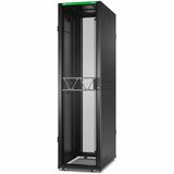 APC NetShelter SX Server Rack Gen 2, 48U, 2258H x 600W x 1070D mm, with Sides, Black [TAA]
