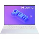 LG gram Style 16Z90RS-K 16Z90RS-K.AA74A9 16" Notebook - WQHD+ - Intel Core i7 13th Gen i7-1360P - Intel Evo Platform - 16 GB - 512 GB SSD - English, French Keyboard - Dynamic White - Intel Chip - 3200 x 2000 - Windows 11 Home - Intel Iris Xe Graphics - Front Camera/Webcam - 12.50 Hours Battery Run Time - IEEE 802.11ax Wireless LAN Standard