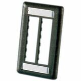 Ortronics TracJack Faceplate, Six-Port (Single Gang), Plastic - 6 x Total Number of Socket(s) -...