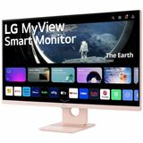 LG MyView 27SR50F-P 27" Class Full HD Smart LCD Monitor - 16:9 - Pink - 27" Viewable - In-plane Switching (IPS) Technology - 1920 x 1080 - 16.7 Million Colors - 250 cd/m� - 5 ms - Speakers - HDMI