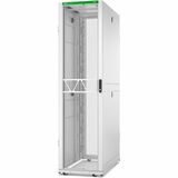 APC NetShelter SX Server Rack Gen 2, 48U, 2258H x 600W x 1200D mm, with Sides, White [TAA]