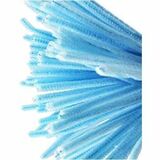 DBLG Import 4mm x 12" Light Blue Chenilles