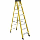 Featherlite 6908 8' Extra-Heavy Duty Fiberglass Stepladder