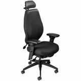 ergoCentric airCentric Chair - Black Seat Color - Mesh, Foam, Fabric, Molded Foam, Air Knit Fabric Seat Material - Midnight Black Frame Color - 5-star Base - Armrest