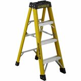 Featherlite 6904 4' Extra-Heavy Duty Fiberglass Stepladder