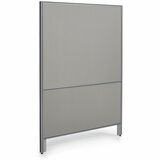 Offices To Go OTG | 60" Panel - Fabric Top and Bottom - 60" (1524 mm) Width x 66" (1676.40 mm) Height x 1.30" (33.02 mm) Depth - Black Aluminum Frame - Fabric - Lola Blue Mist