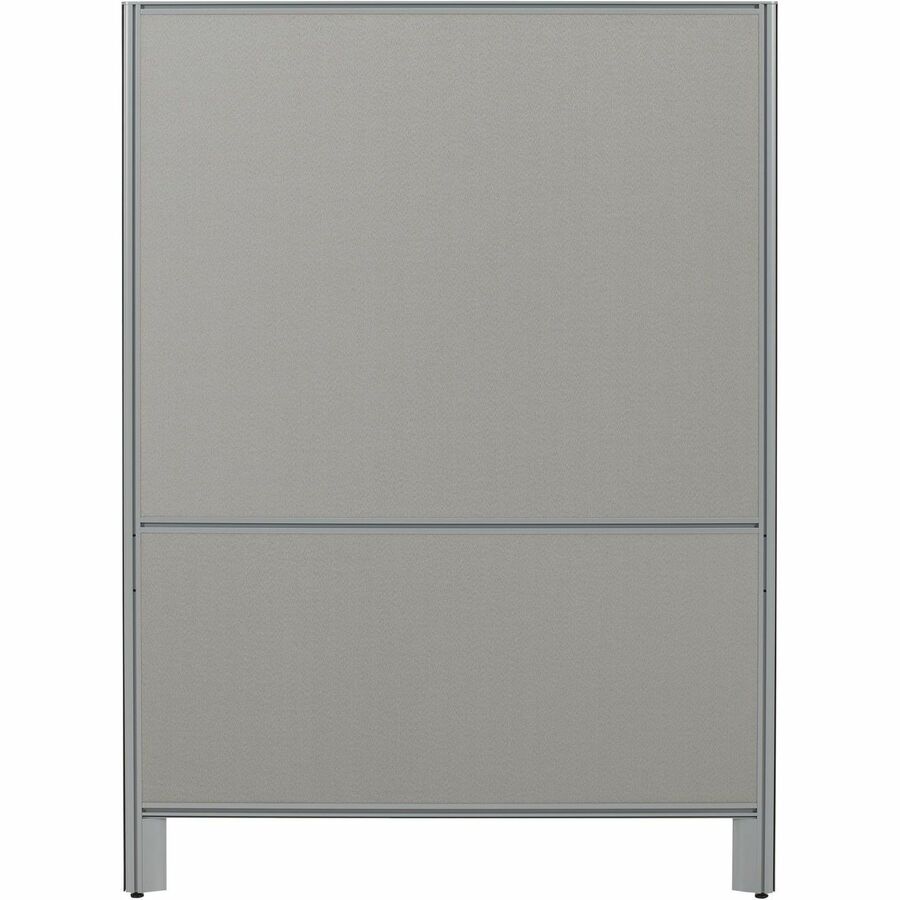 Offices To Go OTG | 36" Panel - Fabric Top and Bottom - 36" (914.40 mm) Width x 66" (1676.40 mm) Height x 1.30" (33.02 mm) Depth - Black Aluminum Frame - Fabric - Tungsten, Lola Blue Mist