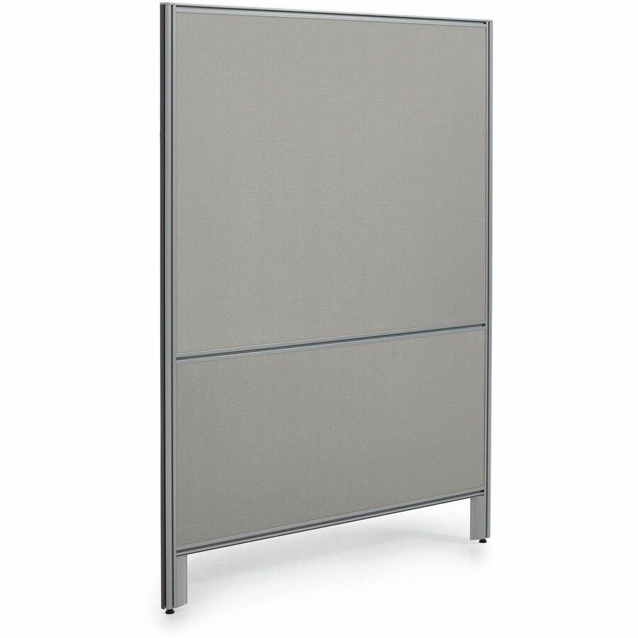 Offices To Go OTG | 36" Panel - Fabric Top and Bottom - 36" (914.40 mm) Width x 66" (1676.40 mm) Height x 1.30" (33.02 mm) Depth - Black Aluminum Frame - Fabric - Lola Black