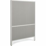 Offices To Go OTG | 36" Panel - Fabric Top and Bottom - 36" (914.40 mm) Width x 66" (1676.40 mm) Height x 1.30" (33.02 mm) Depth - Black Aluminum Frame - Fabric - Tungsten, Lola Caramel Cream