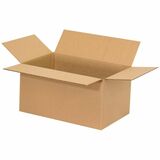 SPC Storage Case - External Dimensions: 9" (228.60 mm) Width x 9" (228.60 mm) Depth x 12" (304.80 mm) Height - Single Wall - 32 ECT - Stackable - Corrugated Cardboard - Kraft - For Shipping, Packages - 25 / Pack