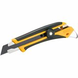 Olfa 18mm L-5 Fiberglass Utility Knife with Multi-Pick, 0.71" (18 mm) Length - Non-slip Grip, Snap Closure, Heavy Duty, Handle, Lightweight, Locking Blade, Rugged, Retractable, Refillable, Stainless Steel, Metal, Acrylonitrile Butadiene Styrene (ABS), Res