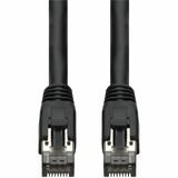 AddOn 10ft Black CAT 8 Shielded (S/FTP) PVC Ethernet Cable Snagless Easy Boot RJ-45 M/M