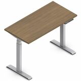 Offices To Go Newland | 48"x24" Height Adjustable Rectangular Table - 2 Legs