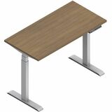 Offices To Go Newland | 48"x24" Height Adjustable Rectangular Table - 2 Legs