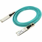 Axiom 100GBASE-AOC QSFP28 Active Optical Cable HP Compatible 15m - 49.21 ft Fiber Optic Network...
