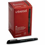 Universal+Pen-Style+Permanent+Marker+Value+Pack%2C+Fine+Bullet+Tip%2C+Black%2C+36%2FPack